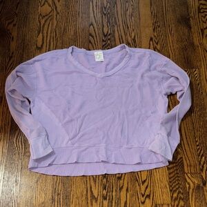 Purple V-Neck Women's Shirt Offline size XS